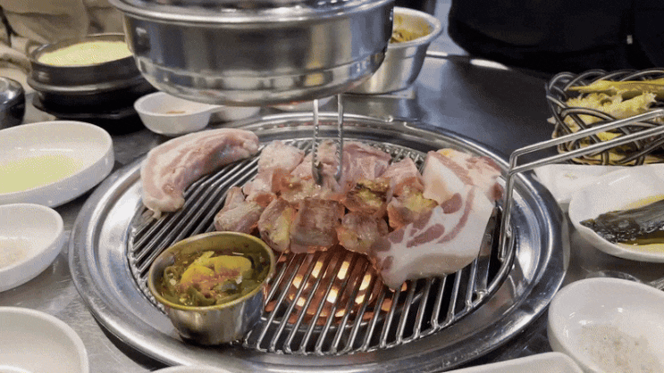  안양 삼막사 가는길 진짜 연탄구이 고기 맛집, 제주 돈사돈