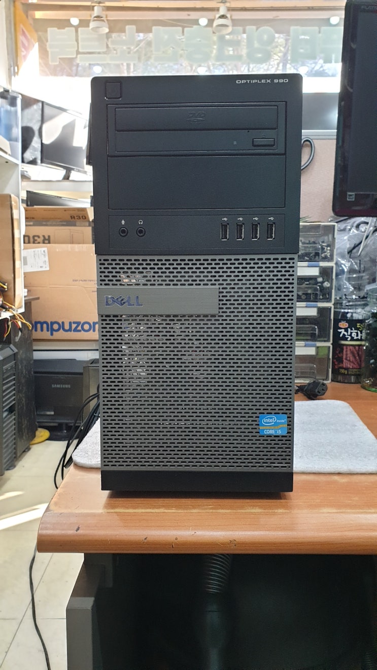  미원컴퓨터수리 델컴퓨터 i5-2400 구형 윈도우10 설치