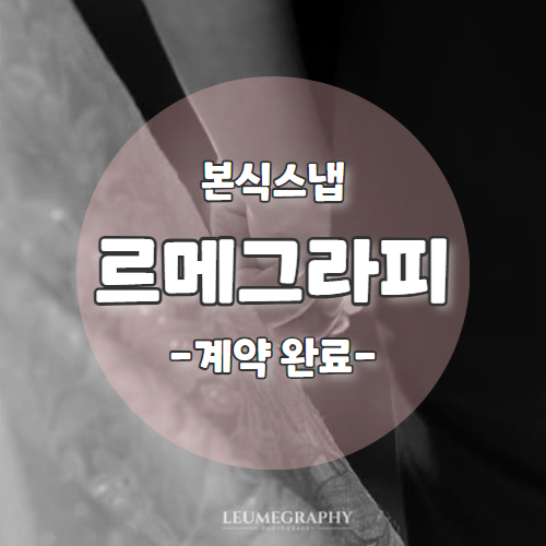  W7. 서울 밝은홀 오펠리스 본식스냅 추천 "르메그라피" 25년 계약 후기