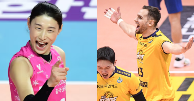 메가 17표 차로 제치고 V리그 5라운드 <b>MVP</b> 탈환 남자부는 <b>비예나</b>