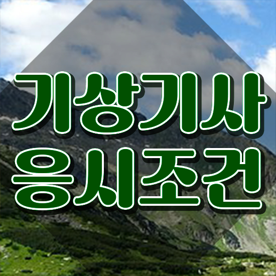  기상기사 취득자격 인강만 듣고 편하게 완료한 전략