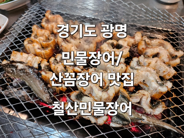  광명 철산역 잡내없는 신선한 민물장어 산꼼장어 맛집 '철산민물장어'