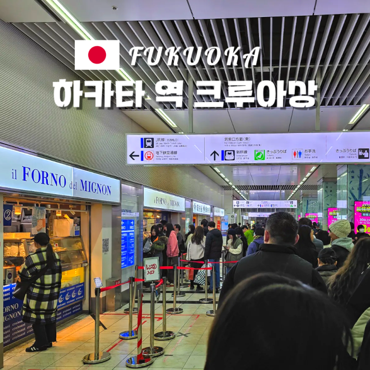  일 포르 델 미뇽 Il Forno del Mignon 하카타 역 크루아상 현지인 맛집