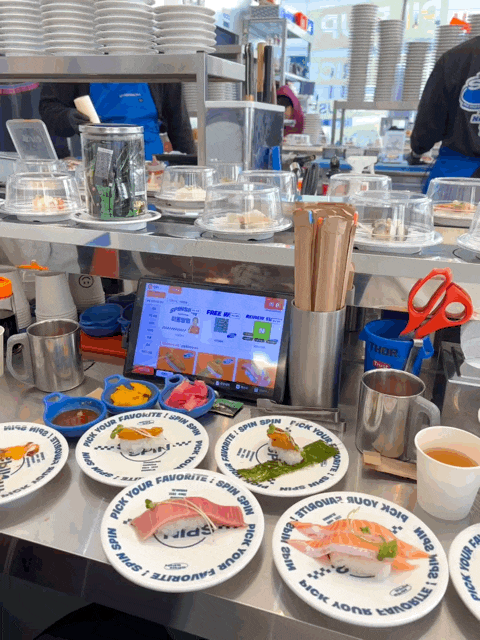  광주 신창동 회전초밥 맛집 스핀스핀스시 : 힙한데 맛도 좋은 광주 핫플 회전초밥집!