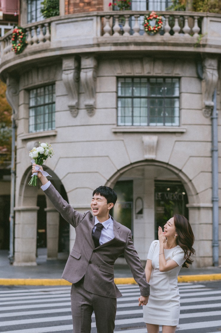  상하이 웨딩스냅 촬영 준스튜디오 상해