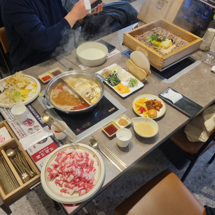  발산역 맛집 모두의편백샤브, 모임하기좋은 발산 무한리필