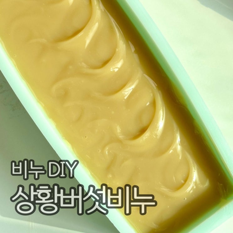  상황버섯 비누 만들기, cp비누 DIY