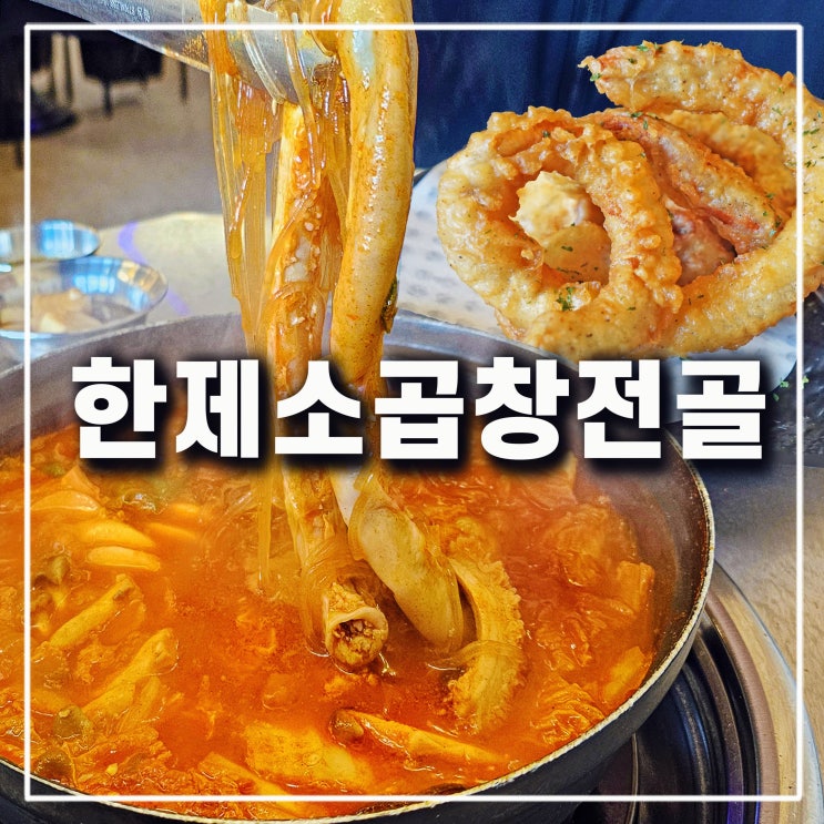  의정부 소곱창 맛집 한제소곱창전골에서 튀김까지 야무지게
