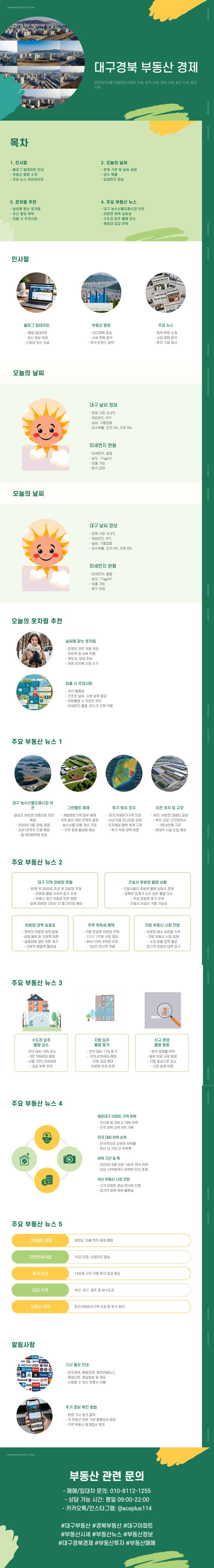  [대구경북] 2025년 02월 25일(화) 부동산 경제뉴스  | 아파트, 상가, 토지, 공장, 창고