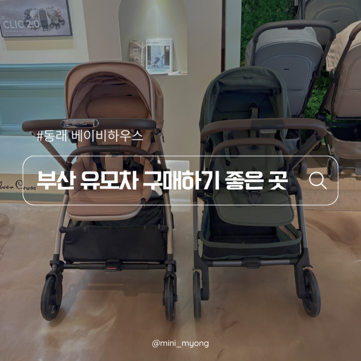  부산 동래 베이비하우스에서 유모차 구매한 이유 5가지