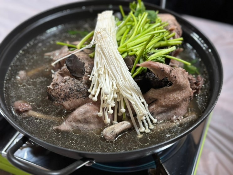  대구 팔공산 맛집 산속비봉식당 능이한방오리백숙 오리불고기