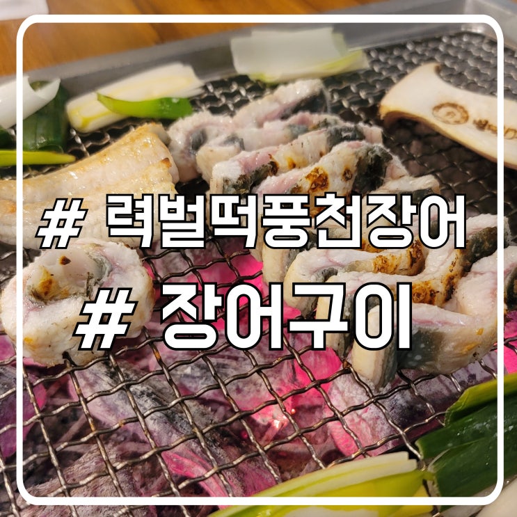  시흥 정왕동맛집 담백한 장어구이 든든한 장어탕 력벌떡풍천장어