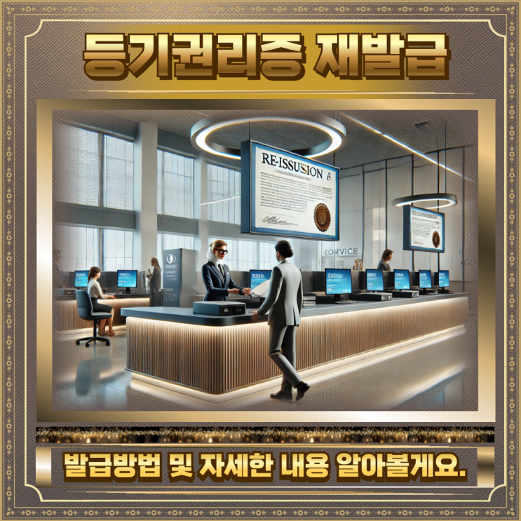  등기권리증 재발급 방법 총정리