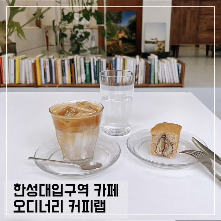  한성대입구역 카페 오디너리커피랩; 책 읽기 좋은 한성대 조용한카페 ordinary coffee lab