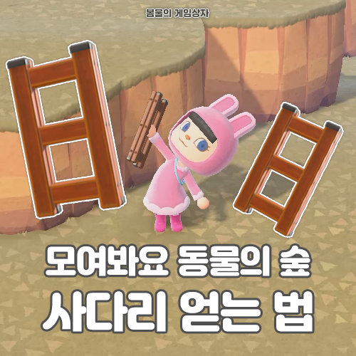  모여봐요 동물의 숲 사다리 제작법 얻는 법
