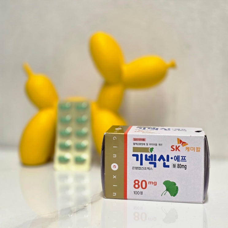  이명에좋은약 기넥신 효능 부작용 귓속 이명 은행잎 추출물 효능