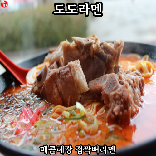 제주 동문시장 맛집 매콤 해장 접짝뼈 라멘 도도라멘