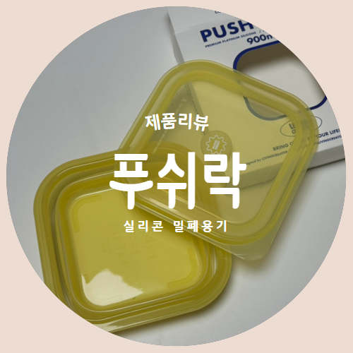  간단한 찜요리 딱좋은 실리콘밀폐용기 "푸쉬락" 제품리뷰
