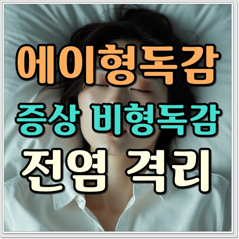 에이형독감 증상 비형독감 전염 격리