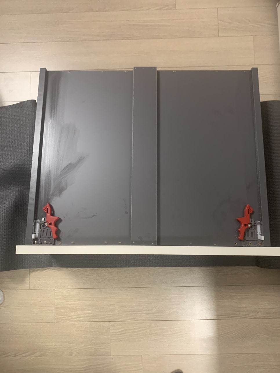 화장대3단서랍장고장 레일교체수리