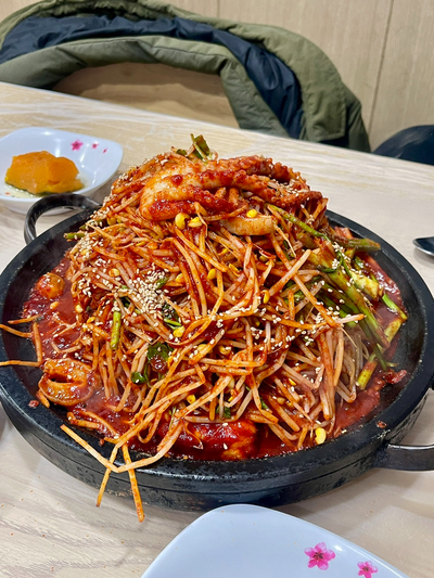  군산아구찜 먹으러 또또또간집은 바로 지곡동 번지농장돌판아구찜임