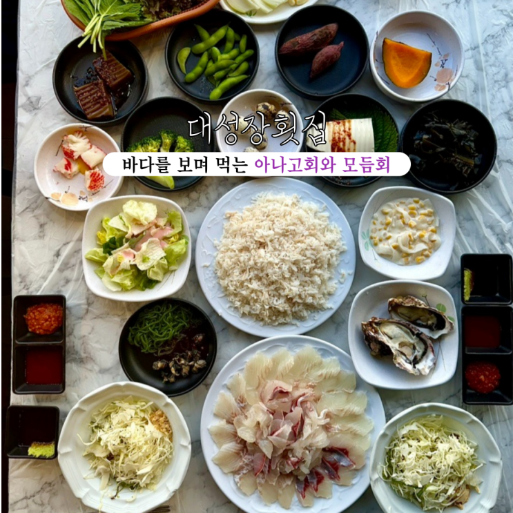  해동용궁사 내돈내산 맛집 대성장횟집 : 바다를 바라보며 먹는 아나고회와 모듬회 [부산 기장]