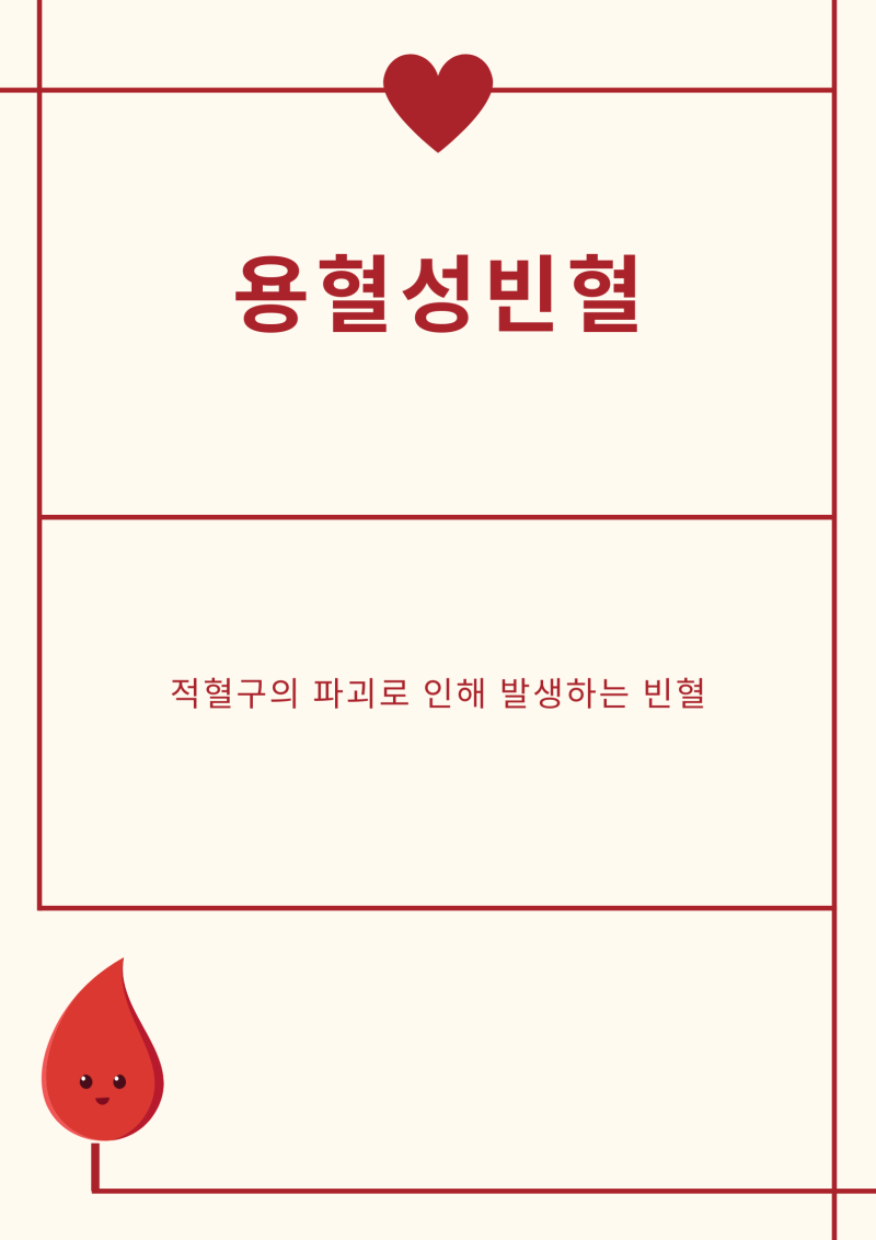용혈성빈혈 원인과 증상, 치료방법