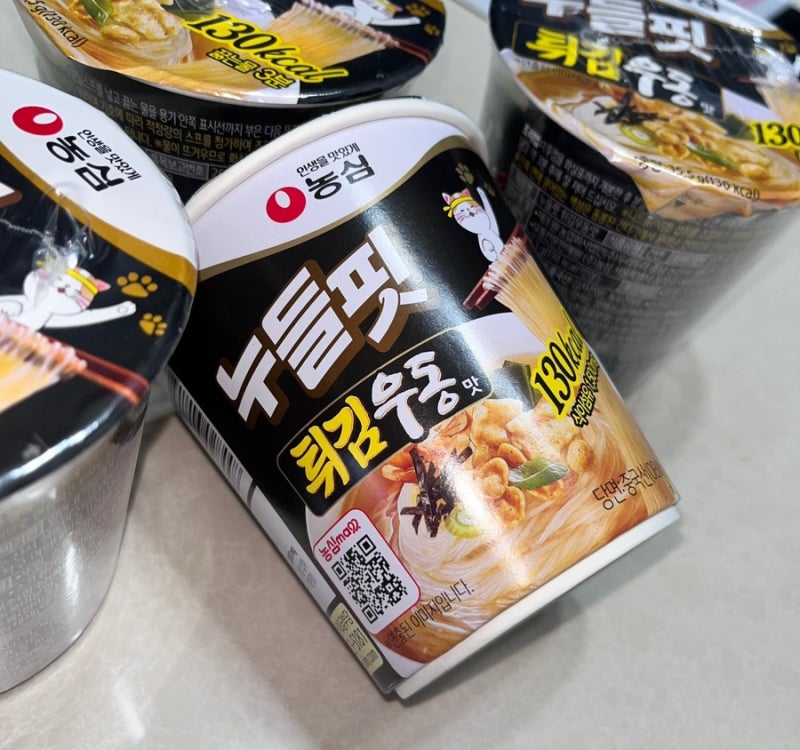 농심 신상 농심 라면 추천 다이어트라면 누들핏 튀김우동맛