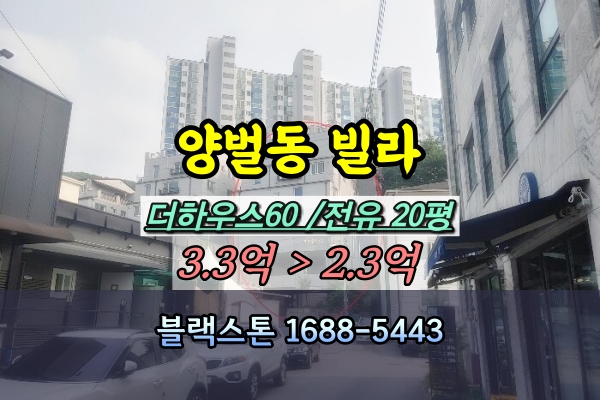  양벌동빌라 경매 더하우스60 102동 [2024타경60447]