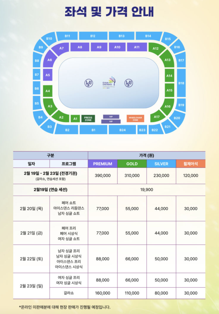  2025 목동 피겨 사대륙선수권 여싱 프리 직관 후기 (티켓팅, 좌석, 선수별 후기)