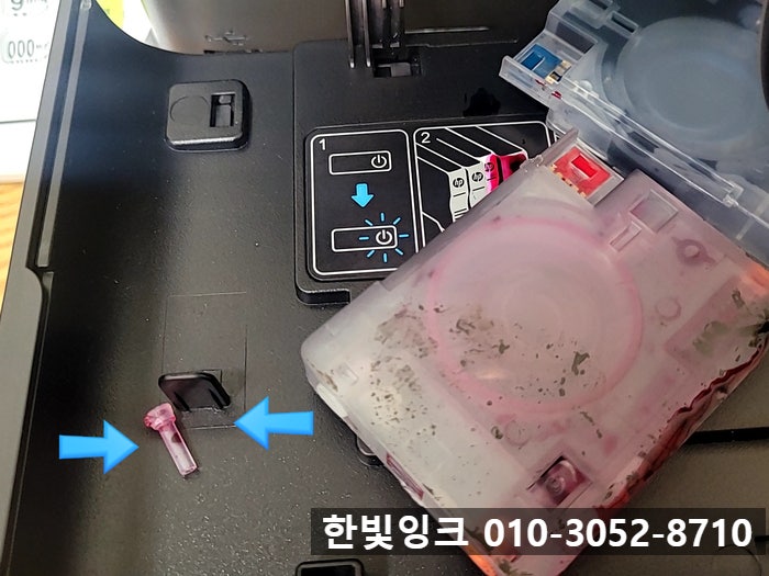 안산 프린터수리 시화공단 HP8710 카트리지 무한 잉크호수 망가짐으로 색상불량 출장 점검 작업 as 안산 프린터수리 시화공단 HP8710 카트리지 무한 잉크호수 망가짐으로 색상불량 출장 점검 작업 as