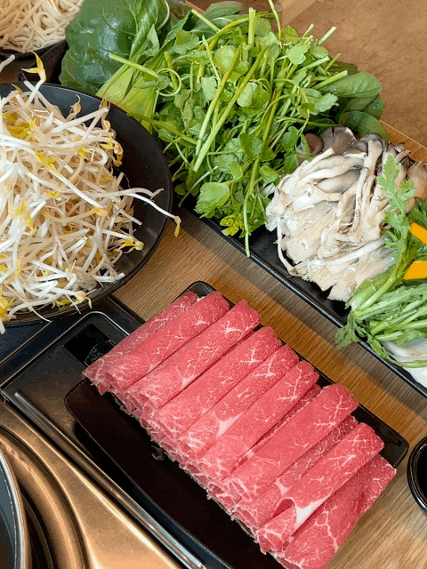 미나리 들어간 샤브샤브라니 ! 아이랑 동탄호수공원 맛집: 명동칼국수 동탄호수공원점