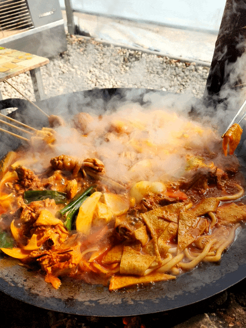  담양 월산면 맛집 지향가든 솥뚜껑닭볶음탕으로 낭만 먹방 후기