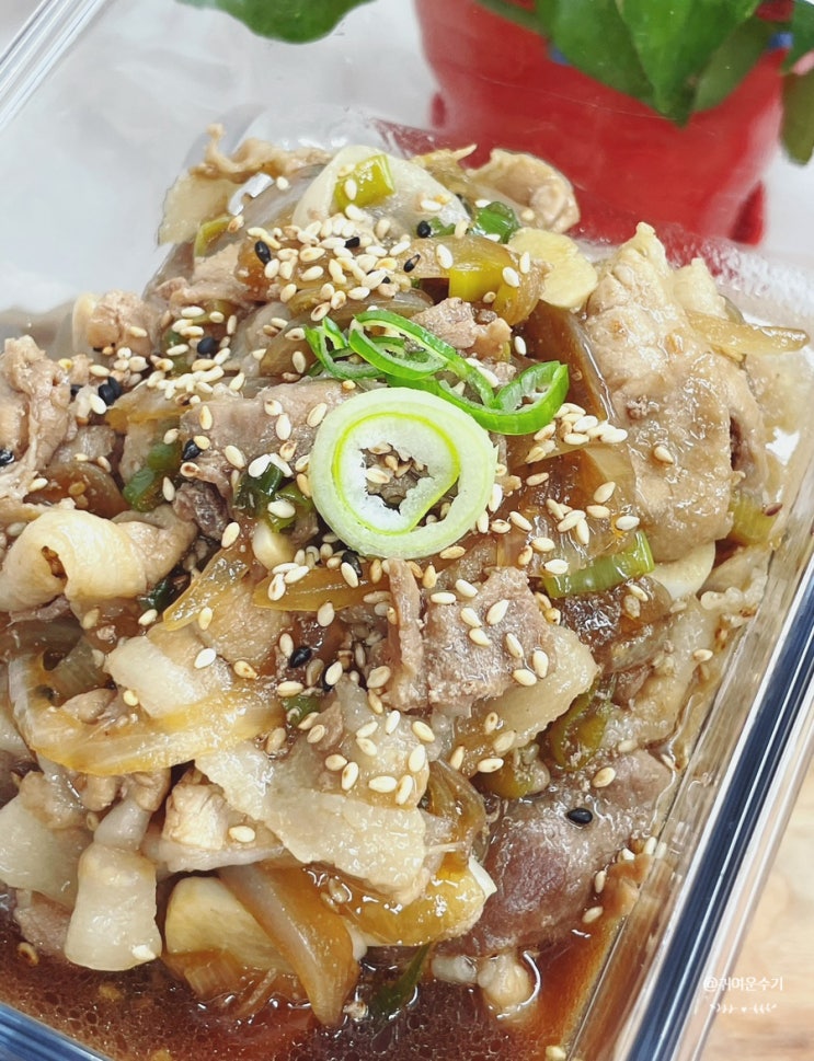  대패삼겹살간장볶음 레시피 백종원 대패삼겹살요리 덮밥소스 만들기