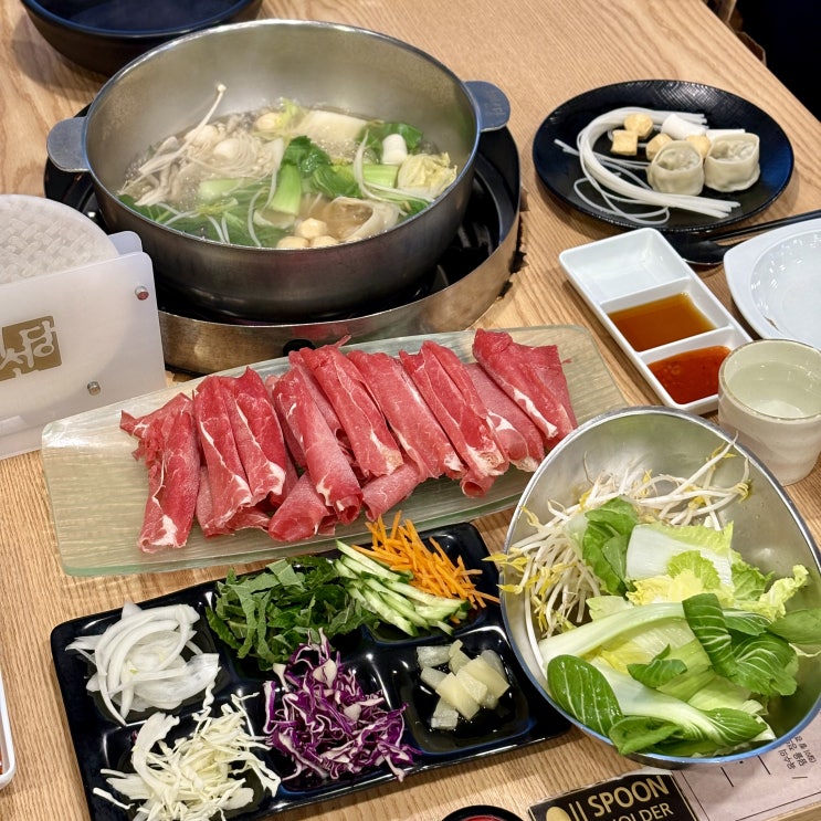  분당 서현동 샤브샤브 맛집 채선당 월남쌈