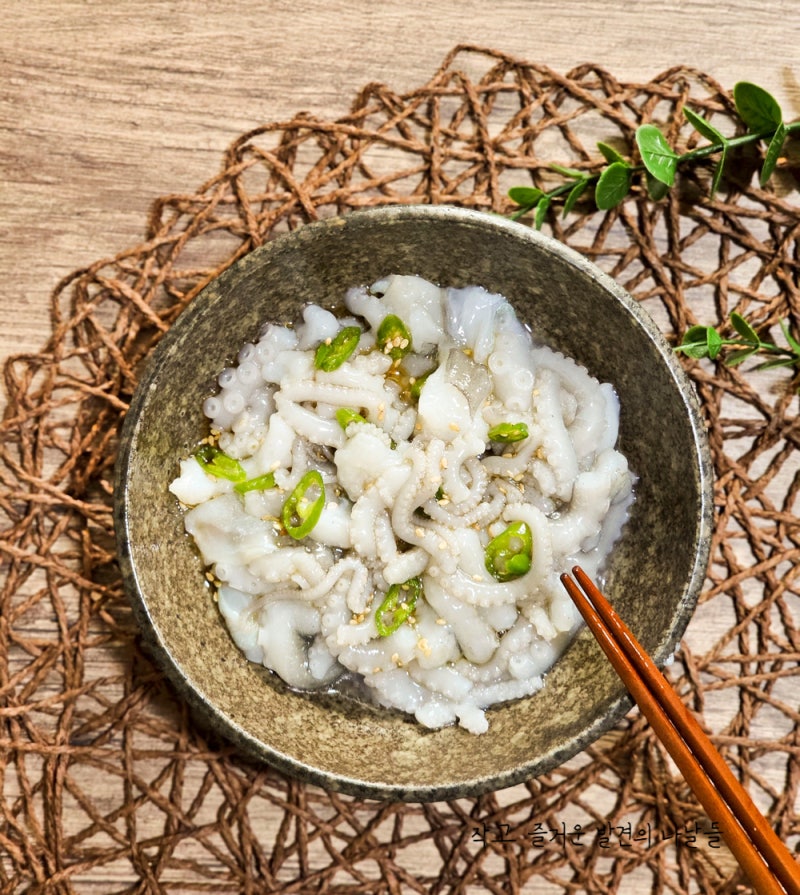 산낙지 손질법 생물 낙지 탕탕이 만들기 손질 보관 방법 까지