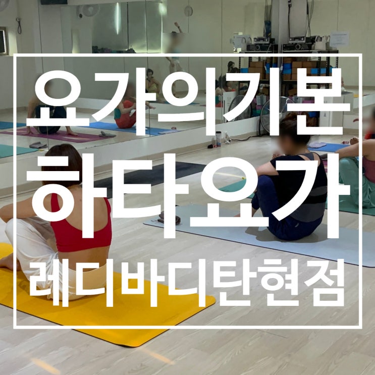  [탄현헬스장] 요가의 기본인 하타요가도 레디바디 탄현점에서!
