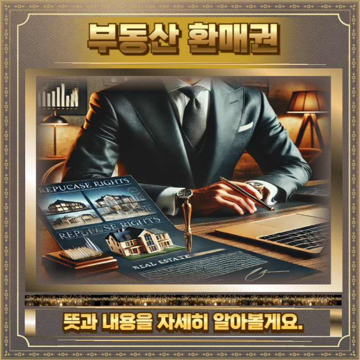  부동산 환매권 뜻과 등기방법