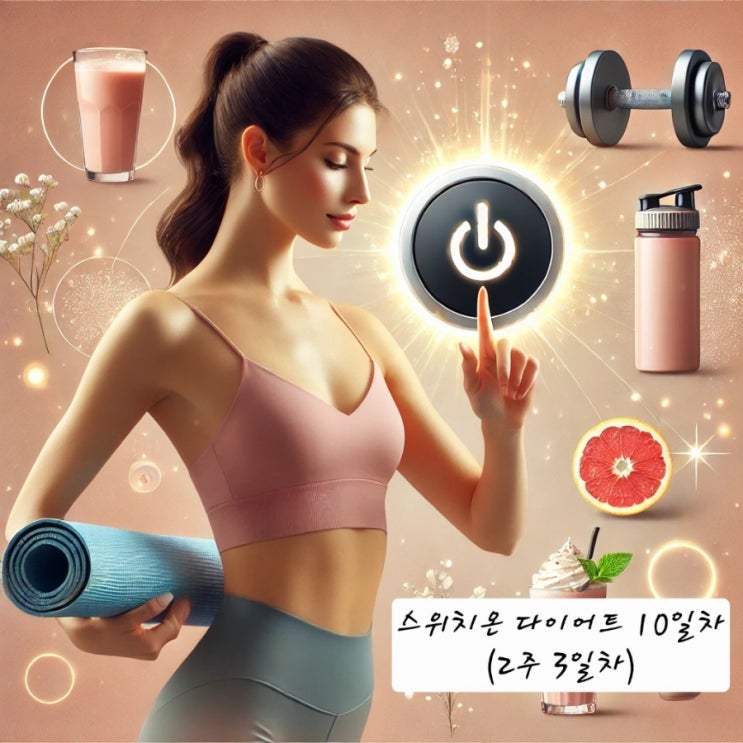  3차 스위치온 다이어트 10일차(2주 3일차) 일기 - 나름 잘 보낸 하루~
