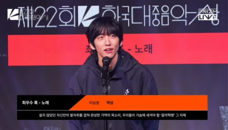 <b>이승윤</b>,2025 <b>한국대중음악상</b> 4개부분 노미네이트, <b>3관왕</b> 수상