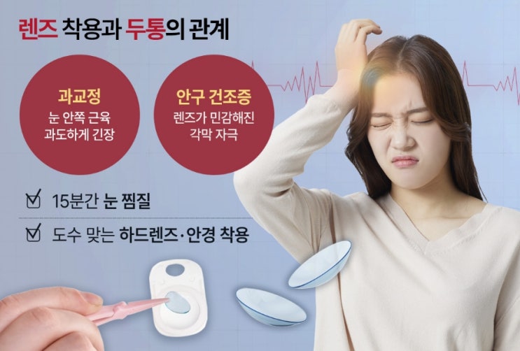 콘택트렌즈만 끼면 머리 아픈사람들 이유를 찾는다면? 콘택트렌즈만 끼면 머리 아픈사람들 이유를 찾는다면?
