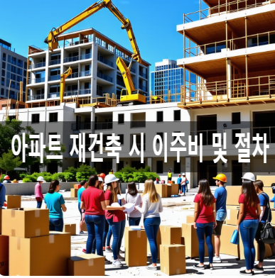  아파트 재건축 시 이주비 및 절차 총정리