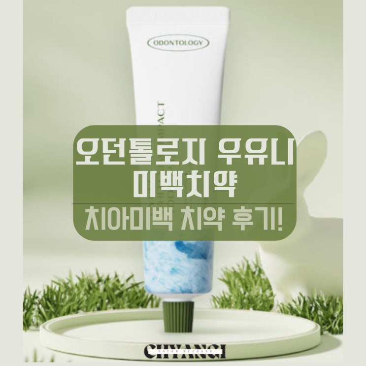  치아미백 [오던톨로지 우유니 미백치약]으로 누런치아 이빨 관리하자