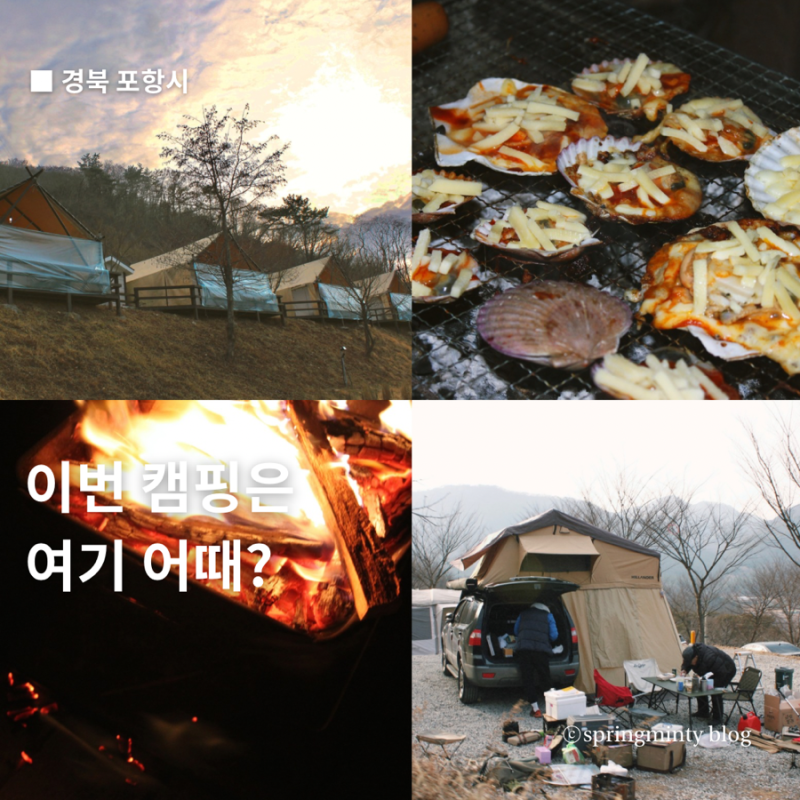 대구근교노지캠핑 입문 포항 오토캠핑장 엘포리글램핑 추천