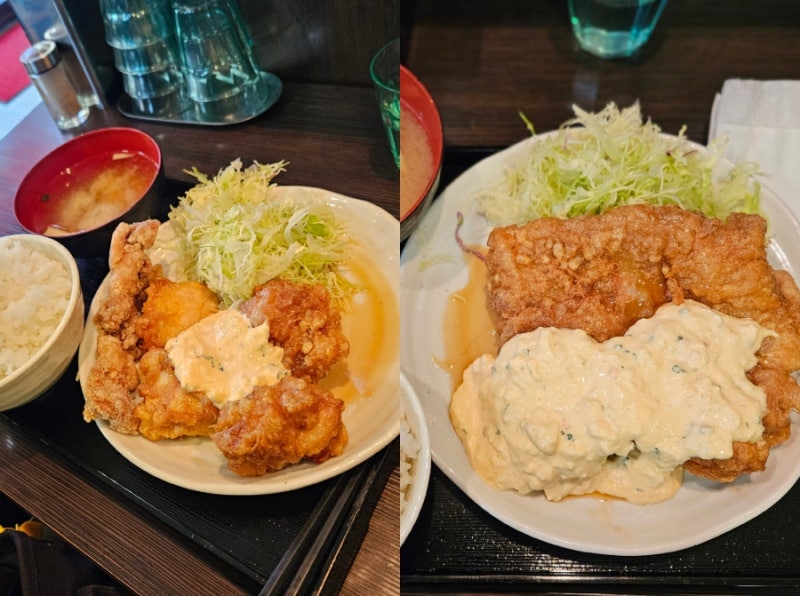 [일본 오사카 난반쇼쿠도] 오사카 치킨난반. 혼마치역 근처 현지인 맛집 추천.