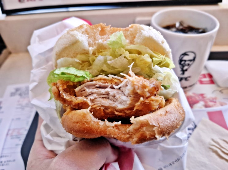  KFC 신정네거리점 생일쿠폰으로 500원에 점심식사