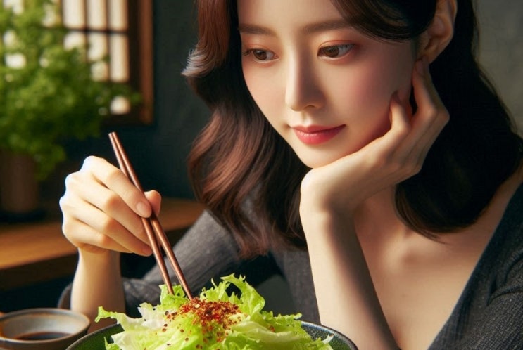  당신이 몰랐던 놀라운 비밀! 혈당 관리 다이어트 템 상추 상추무침