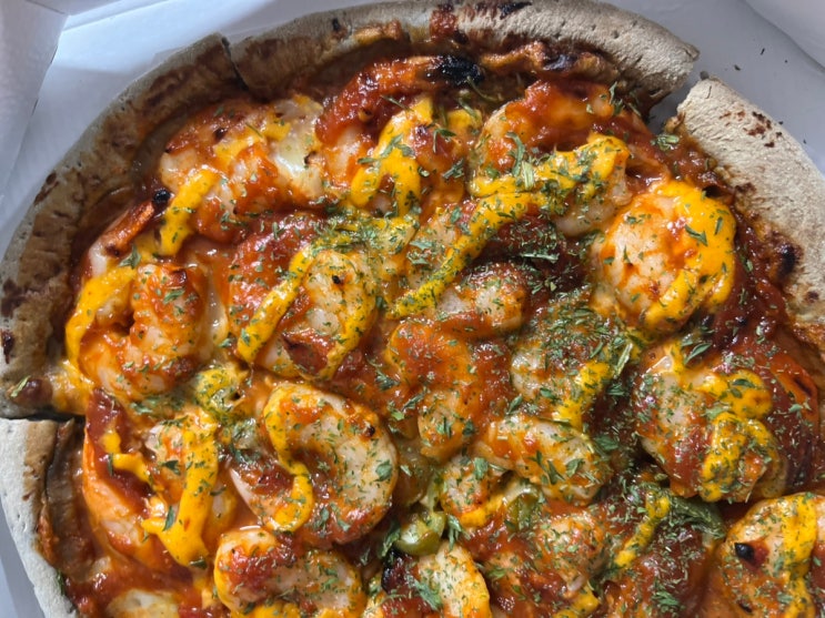  세종 프레드피자 쉬림플렉스 먹어본 후기 새우 토핑이 푸짐한 피자 맛집