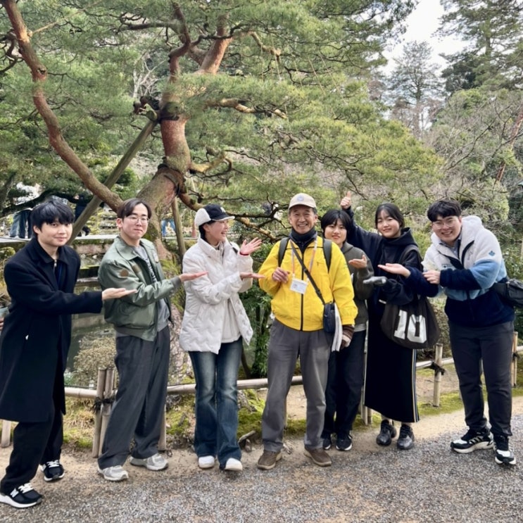 2024년도 겨울 한국재팬리포터 4일차 (가나자와 성, 겐로쿠엔, 히가시차야 거리)