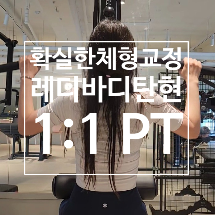 [탄현 헬스장] "언니...운동해?" 비포애프터 확실한 레디바디 탄현 1:1 pt후기